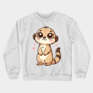 Desert Explorer Meerkat Crewneck Sweatshirt